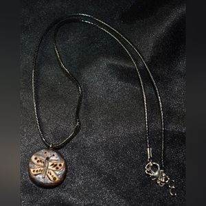 Wooden Butterfly Pendant